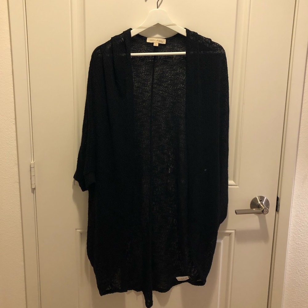 Black cardigan!